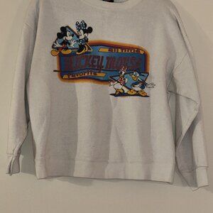 Vintage Y2K Disney Mickey Mouse Sweatshirt - Ultimate Nostalgic Vibes!